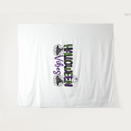 Halloween Vibes Wandkleed (Voorkant (horizontaal))