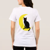 Halloween Vibrant Abstracte geometrische Tri-Blend Shirt (Achterkant)