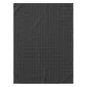 Halloween Victoriaans Black Brocade Damask Tafelkleed (Voorkant)