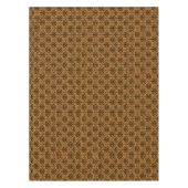 Halloween Victoriaans Brocade Damask Black op Sina Tafelkleed (Voorkant)