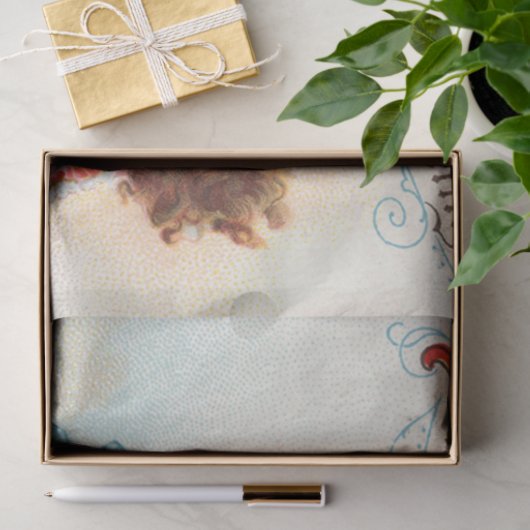  Halloween Victoriaans Edwardiaanse Decoupage Ti Tissuepapier (Geschenk)