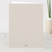  Halloween Victoriaans Gotisch Roos in Sepia Kaart (Achterkant)