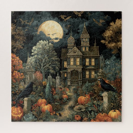 Halloween Victoriaans puzzel (Verticaal)