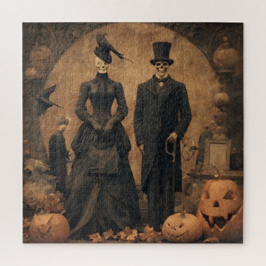 Halloween Victoriaans puzzel (Verticaal)