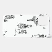 halloween Victoriaans skelet Case-Mate iPhone Case (Achterkant (horizontaal))