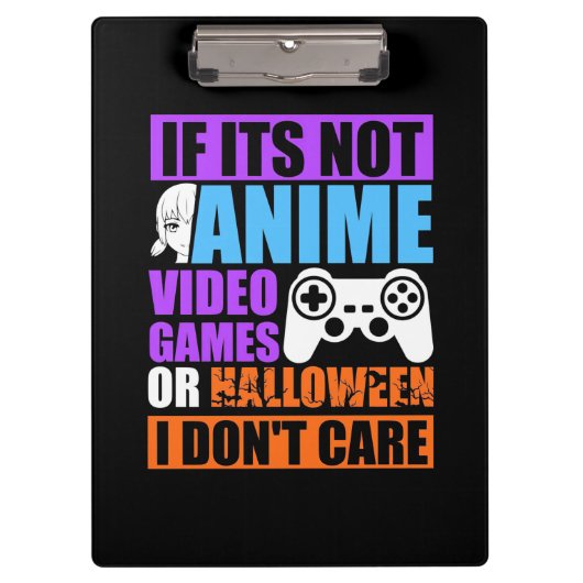 Halloween Video Games Klembord (Voorkant)