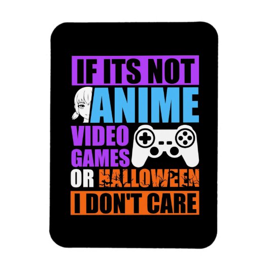 Halloween Video Games Magneet (Verticaal)
