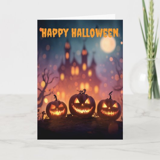 Halloween-viering Feestdagen Kaart (Voorkant)