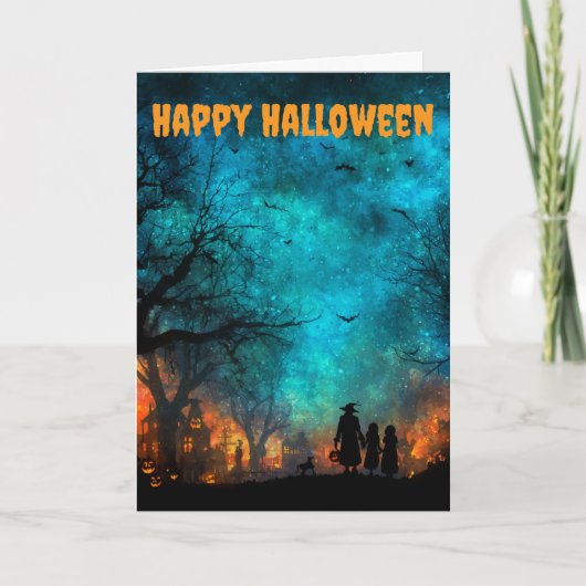 Halloween-viering Feestdagen Kaart (Voorkant)
