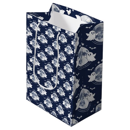 Halloween-viering Medium Cadeauzakje (Voorkant Gekanteld)