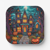 Halloween vierkant papier bord (Voorkant)
