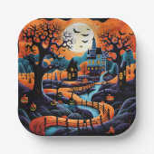 Halloween vierkant papier bord (Voorkant)