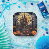 Halloween vierkant papier bord (Feest)