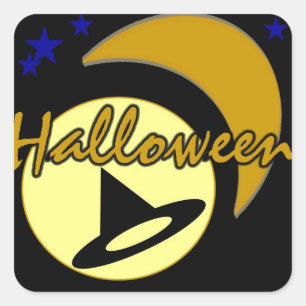 Halloween Vierkante Sticker