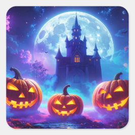 Halloween Vierkante Sticker
