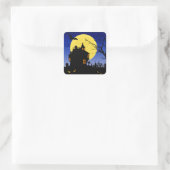 Halloween Vierkante Sticker (Tas)
