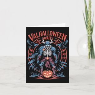 Halloween Viking Warrior - Runen en Ravens - Valh Kaart