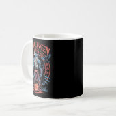 Halloween Viking Warrior - Runen en Ravens - Valh Koffiemok (Voorkant links)