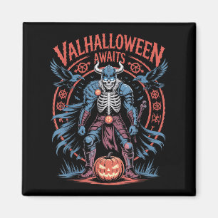 Halloween Viking Warrior - Runen en Ravens - Valh Magneet