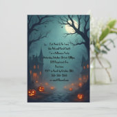 Halloween Village Kaart (Staand voorkant)