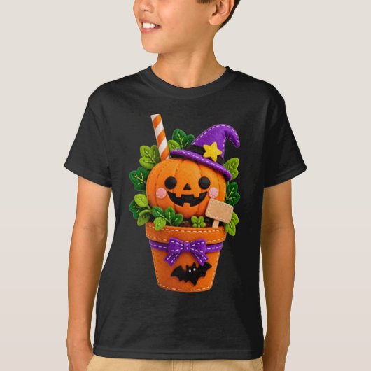Halloween Vilt T-shirt (Voorkant)