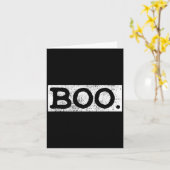 Halloween Vintage Boo Funny Gift Kaart (Gele Bloem)