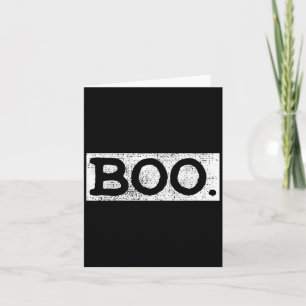 Halloween Vintage Boo Funny Gift Kaart