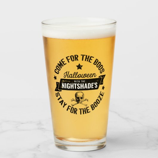 Halloween-Vintage | Gepersonaliseerde boeken & dra Glas (Voorkant gevuld)