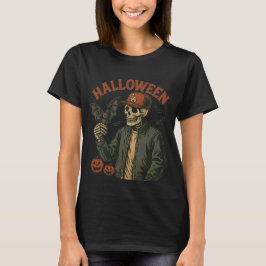 Halloween Vintage - Griezelig Skelet T-shirt