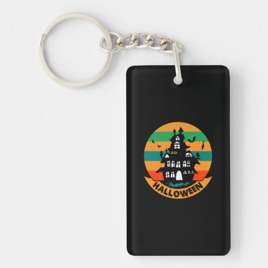 Halloween Vintage Halloween Sleutelhanger (Voorkant)