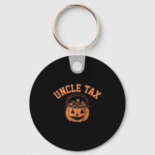 Halloween Vintage Oom Belasting Pompoen Griezelig  Sleutelhanger