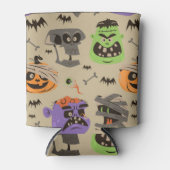 Halloween vintage patroon koeler (Voorkant)