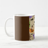 Halloween vintage patroon koffiemok (Links)