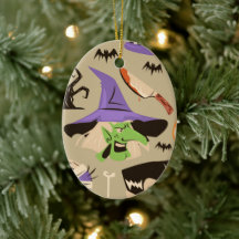 Halloween vintage patroon ornament