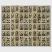 Halloween Vintage Skeletons Cadeaupapier (Vlak)