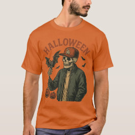 Halloween Vintage - Spooky Skeleton T-shirt