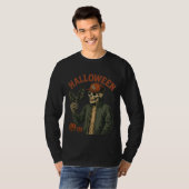 Halloween Vintage - Spooky Skeleton  T-shirt (Voorkant volledig)