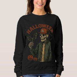 Halloween Vintage - Spooky Skeleton Trui
