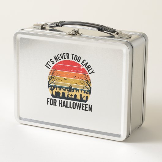 Halloween Vintage Zonsondergang Kerkhof Kat Vector (Voorkant)