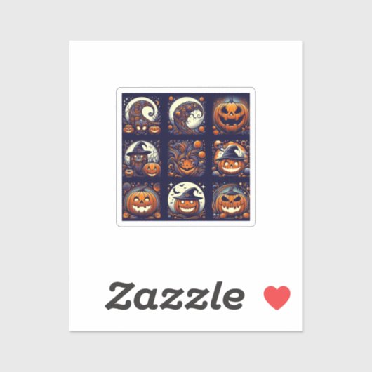 Halloween Vinyl Sticker (Vel)