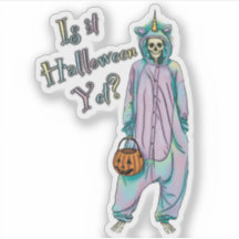 Halloween Vinyl Sticker, is het al Halloween?