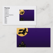 Halloween Visitekaartje (Voorkant / Achterkant)