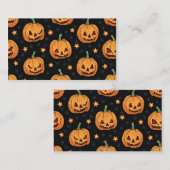 Halloween visitekaartje (Voorkant / Achterkant)