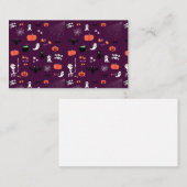 Halloween Visitekaartje (Voorkant / Achterkant)