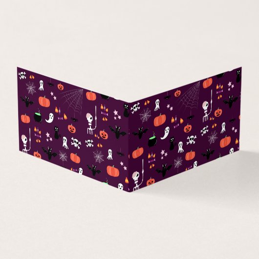 Halloween Visitekaartje (Buitenkant)