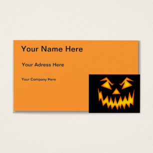 Halloween Visitekaartjes