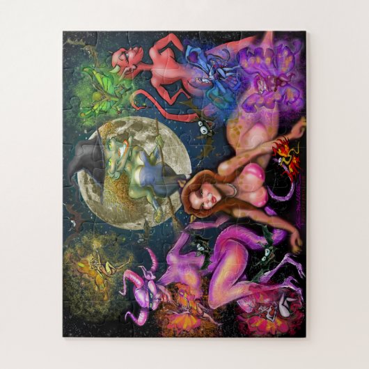 Halloween Vixens Legpuzzel (Verticaal)