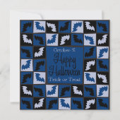 Halloween vleermozaïek kaart (Voorkant)