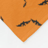 Halloween/vleermuis fleece deken (Hoek)