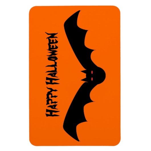 Halloween vleermuis flexibele magneet (Verticaal)